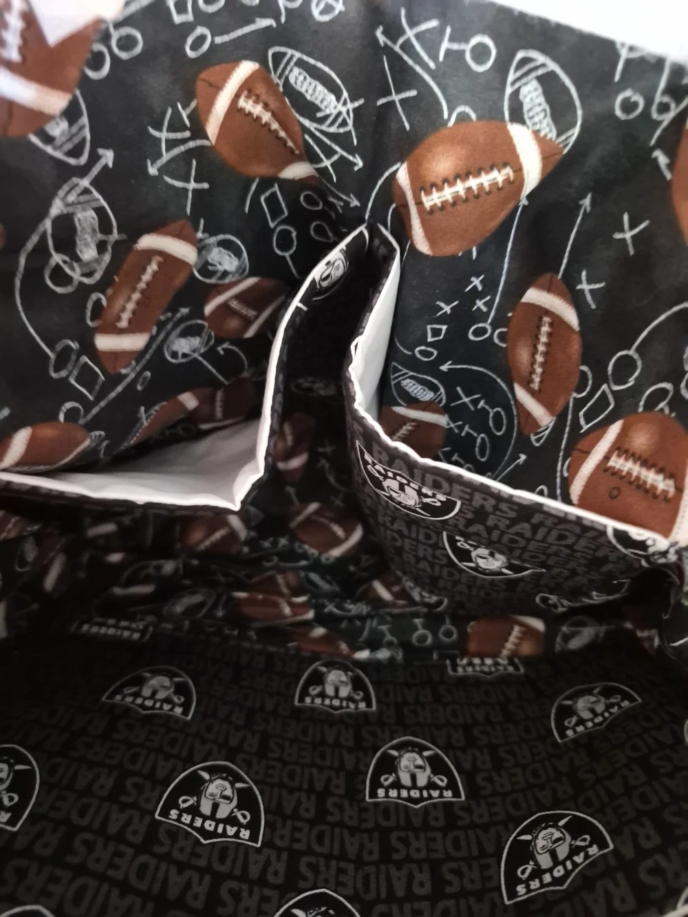 NFL Riders  Black Logo Tote Bag